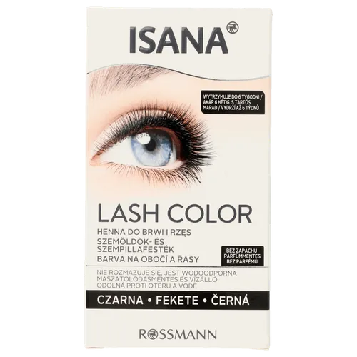 Isana Lash Color, Henna do brwi i rzęs (stara wersja)