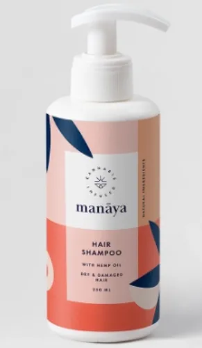 Manaya Shampoo with Hemp Oil (Regenerujący szampon do włosów z olejem z nasion konopi)