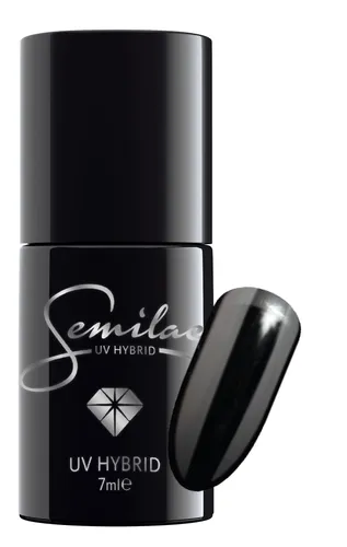 Semilac Black and White, UV Hybrid (Lakier hybrydowy do paznokci)