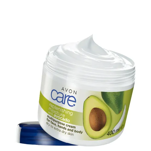 Avon Care, Replenishing Moisture with Avocado, Multipurpose Cream for Face, Hands and Body (Uniwersalny krem nawilżający do twarzy i ciała z olejkiem z awokado) - 2