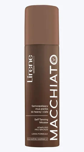 Lirene Dermoprogram Bronze Collection, Samoopalający mus-pianka do twarzy i ciała `Macchiato`
