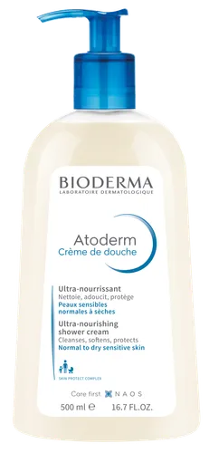 Bioderma Atoderm, Creme de Douche (Odżywczy, kremowy żel do mycia ciała i twarzy dla skóry normalnej, suchej i wrażliwej) - 1