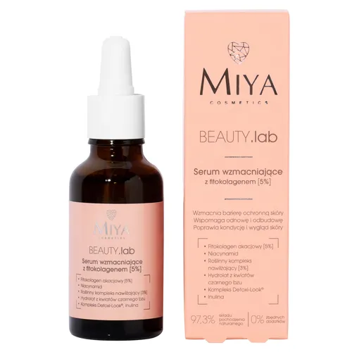 Miya Cosmetics BEAUTY.lab, Serum wzmacniające z fitokolagenem [5%] - 1