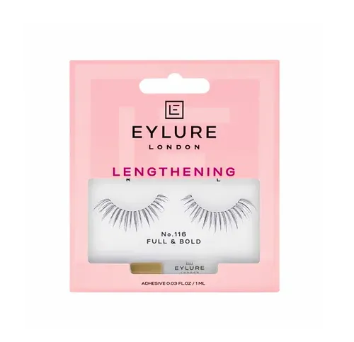 Eylure Lengthening False Lashes  No. 116 (Sztuczne rzęsy z klejem efekt wydłużenia)