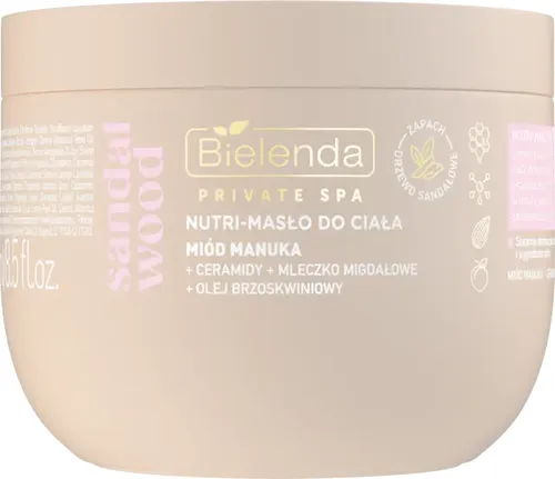 Bielenda Private SPA, Sandalwood, Nutri-masło do ciała