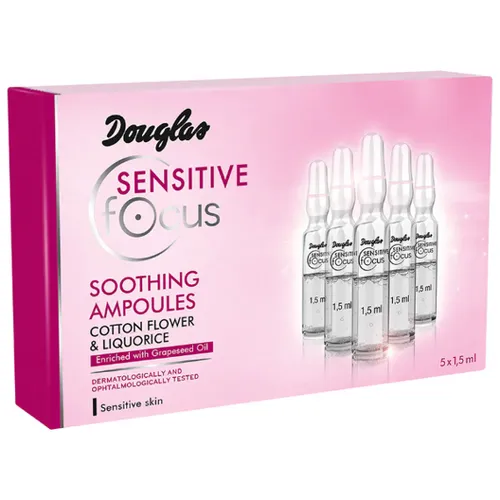 Douglas Collection Sensitive Focus, Soothing Ampoules (Kuracja kojaco - wygładzająca w ampułkach) - 1