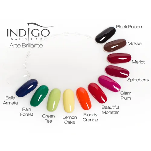 Indigo Nails Lab Arte Brillante, Żel twardy - 2