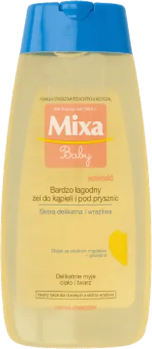 Mixa Baby, Bardzo łagodny żel do kąpieli i pod prysznic