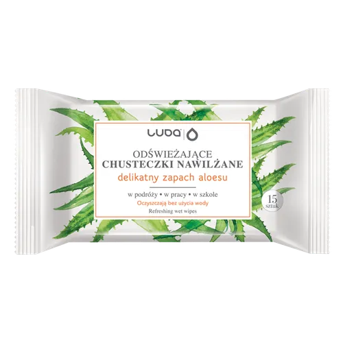 Luba Odświeżające chusteczki nawilżające `Aloes`