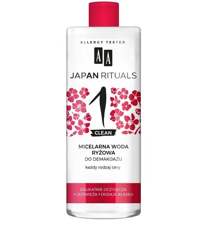 AA Japan Rituals, Micelarna woda ryżowa do demakijażu