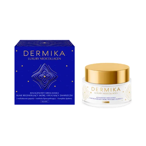 Dermika Luxury Neocollagen, Kolagenowy krem-maska na noc (nowa wersja)
