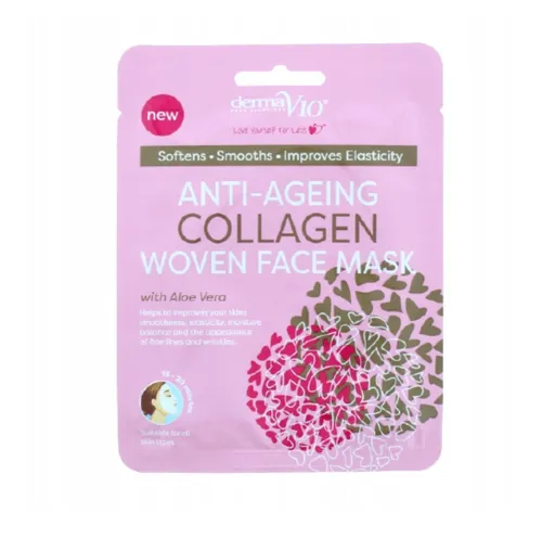 DermaV10 Anti Ageing Collagen Women Face Mask (Kolagenowa maska do twarzy)