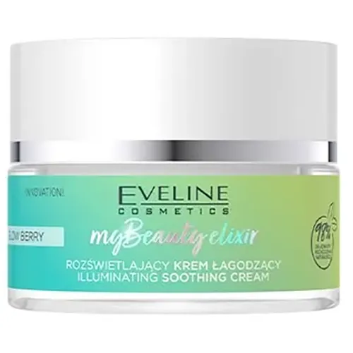 Eveline Cosmetics My Beauty Elixir Glow Berry, Rozświetlający krem łagodzący - 1
