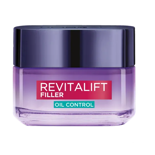 L'Oreal Paris Revitalift Filler, Hyaluron & Salicylic, Oil Control Gel-Cream (Żel-krem do twarzy regulujący wydzielanie sebum)