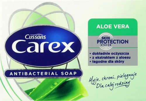Carex Aloe Vera, Antibacterial Soap (Antybakteryjne mydło w kostce)