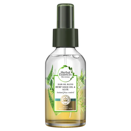 Herbal Essences Bio:renew, Real Botanicals, Hair Oil Blend, Hemp Seed Oil & Aloe (Olejek do włosów)