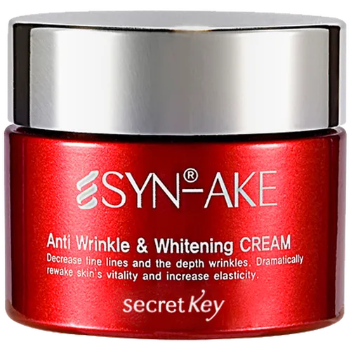Secret Key Syn-Ake  Anti Wrinkle & Whitening Cream (Krem do twarzy przeciwzmarszczkowo-wybielający)