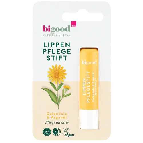 Bi Good Calendula & Argan Oil, Lip Balm (Balsam do ust z nagietkiem i olejkiem arganowym)