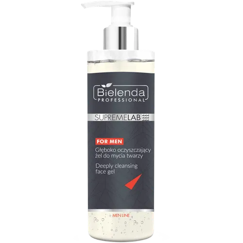 Bielenda Professional SUPREMELAB For Men, Głęboko oczyszczający żel do mycia twarzy