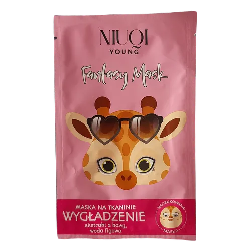 Niuqi Fantasy Mask, Maska na tkaninie wygładzenie `Żwawa Żyrafa` - 1