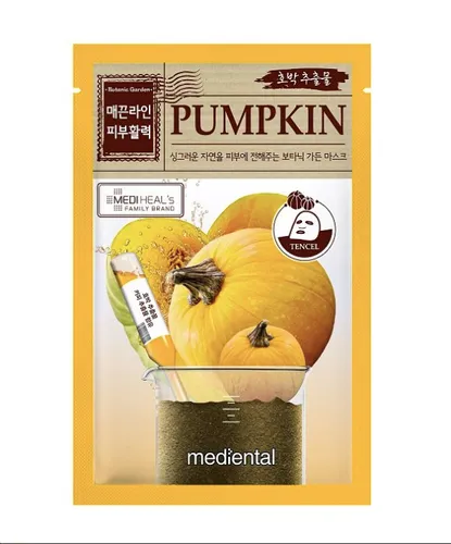 Mediheal Mediental, Botanic Garden, Pumpkin Sheet Mask (Liftingująca maska w płachcie z ekstraktem z dyni)