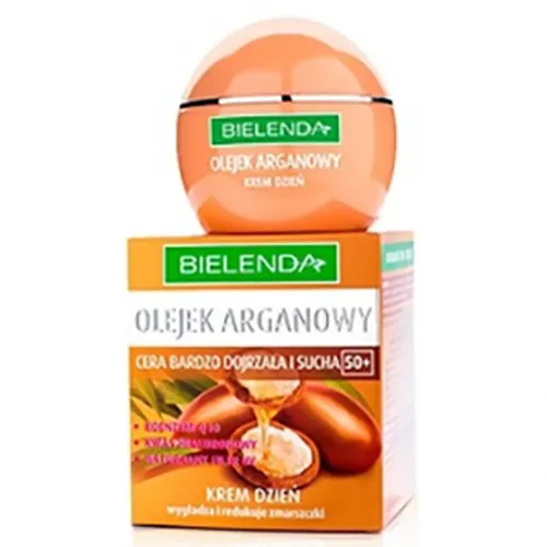 Bielenda Olejek Arganowy, Krem nawilżająco - regenerujący na dzień