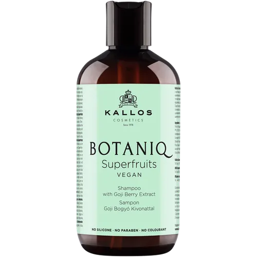 Kallos Botaniq, Superfruits Vegan Shampoo with Goji Berry Extract (Szampon do włosów rewitalizujący i wzmacniający)