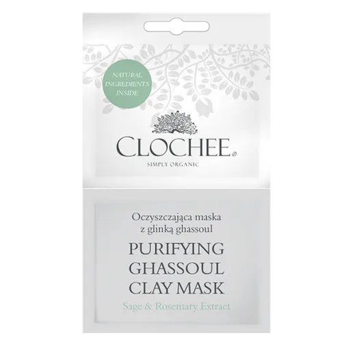 Clochee Purifying Ghassoul Clay Mask (Oczyszczająca maska z glinką ghassoul)