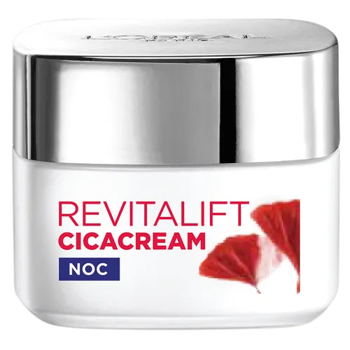 L'Oreal Paris Revitalift Cicacream, Przeciwzmarszczkowy krem odbudowujący na noc