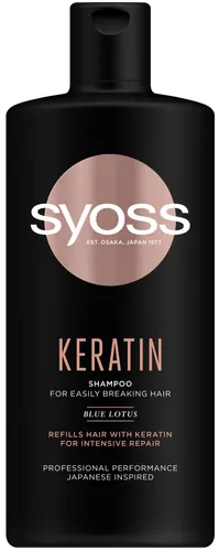 Syoss Keratin, Shampoo for Easily Breaking Hair (Szampon do włosów słabych i łamliwych (nowa wersja))