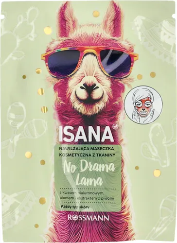 Isana No Drama Lama, Maseczka nawilżająca na tkaninie