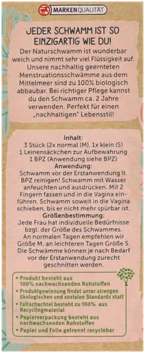 Facelle Gąbka menstruacyjna z Morza Śródziemnego - 2
