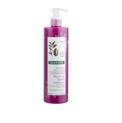Klorane Ultra Nourishing Shower Cream with Organic Cupuacu Butter `Feuille de Figuier` (Odżywczy żel pod prysznic `Liść figowy`) - 2
