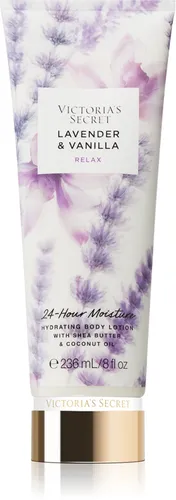 Victoria's Secret Relax, Lavender & Vanilla, Hydrating Body Lotion (Lawenda i Wanilia, Nawilżające mleczko do ciała)
