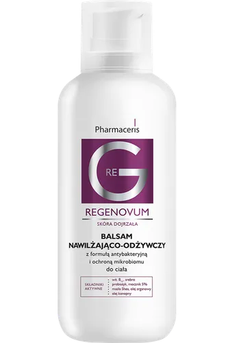 Pharmaceris REG Regenovum, Balsam nawilżająco- odżywczy z formułą antybakteryjną i ochroną mikrobiomu