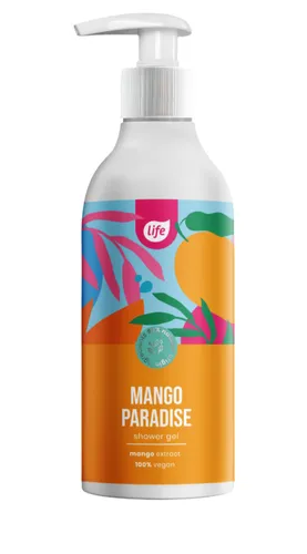 Life Mango Paradise, Shower Gel (Mango, Żel pod prysznic)