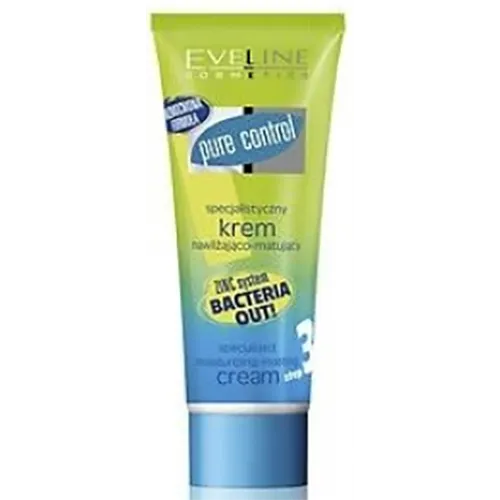 Eveline Cosmetics Pure Control, Specjalistyczny krem nawilżająco - matujący