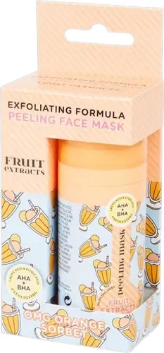 Action OMG Orange Exfoliating Formula Sorbet Peeling Face Mask (Maska złuszczająca z kwasami AHA, BHA)