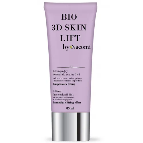 Nacomi Bio 3D Skin Lift, Liftingujący koktajl do twarzy 3 w 1