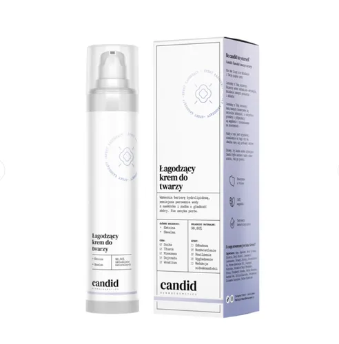 Candid Dermocosmetics Łagodzący krem do twarzy ektoina i skwalan