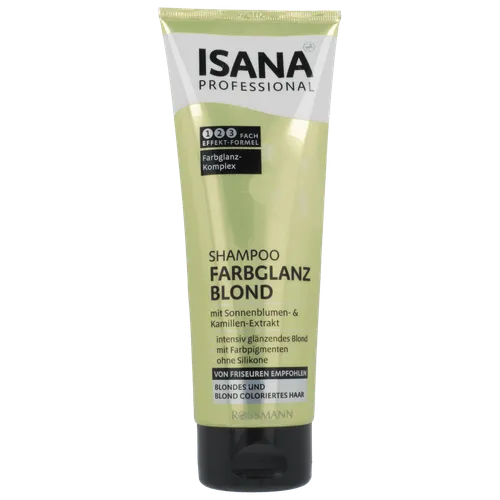 Isana Professional, Shampoo Farbglanz Blond (Szampon `Połysk koloru blond`)