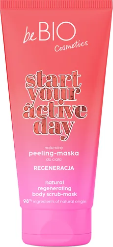 beBIO Start Your Active Day, Regeneracja, Naturalny peeling-maska do ciała