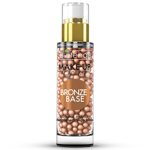 Bielenda Make-Up Academie, Bronze Base, Brązująca baza pod makijaż z efektemm słonecznej cery