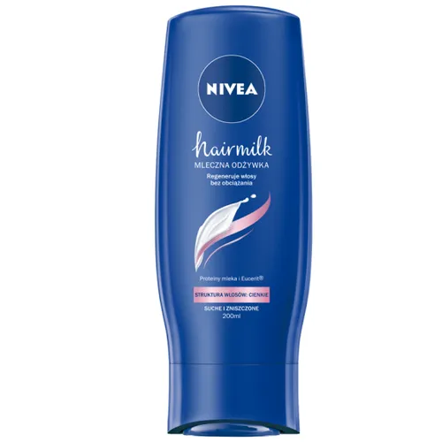 Nivea Hairmilk, Mleczna odżywka pielęgnująca do włosów o strukturze cienkiej