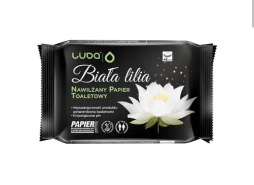 Luba Biała Lilia, Nawilżany papier toaletowy