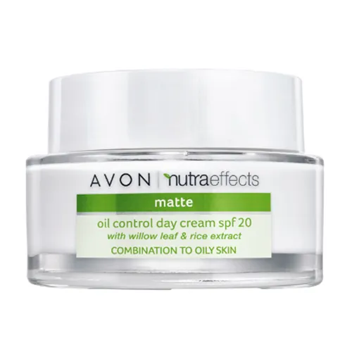 Avon Nutra Effects, Matte, Oil Control Day Cream SPF 20 (Matujący krem na dzień)