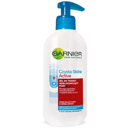 Garnier Czysta Skóra Pure Active [Kontra Trądzik], Deep Pore Wash (Żel do twarzy odblokowujący pory)