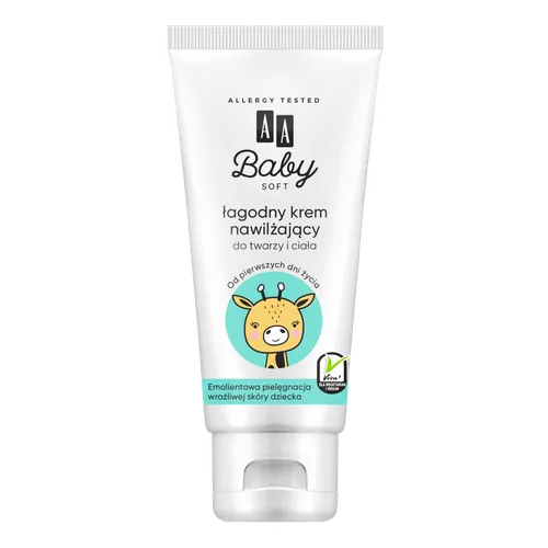 AA Baby Soft, Nawilżający krem do twarzy