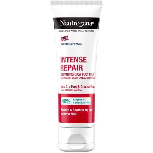 Neutrogena Intense Repair, Repairing Cica Foot Balm (Intensywnie regenerujący krem do stóp z Cica)