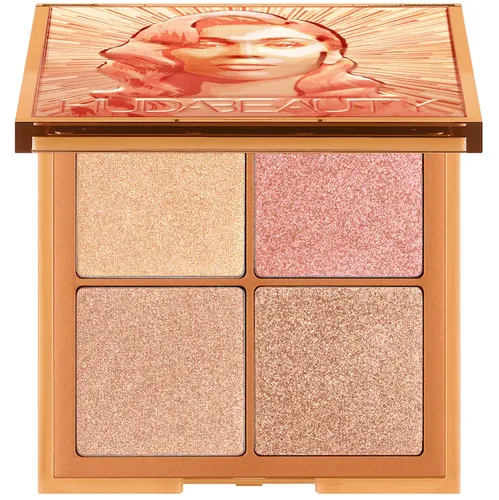 Huda Beauty Mini Glow Obsessions, Highlighter Palette (Paleta rozświetlaczy do twarzy) - 2